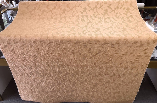 Rustic, Open Weave Silk Jacquard, Latte