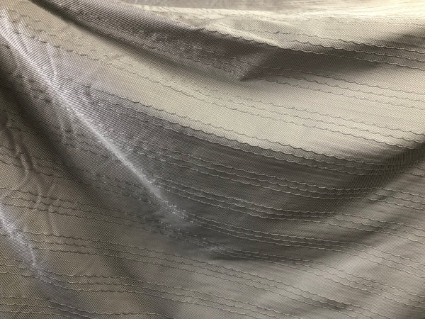 Embossed Dobby Silk, Silver