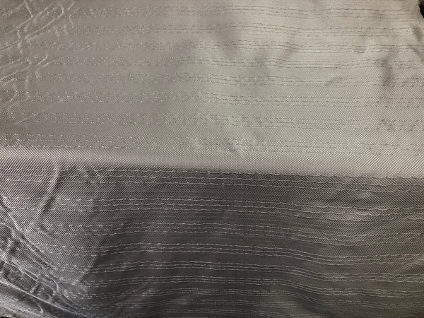 Embossed Dobby Silk, Silver