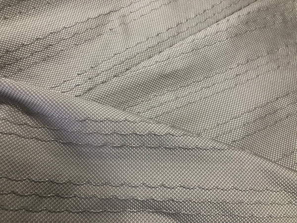 Embossed Dobby Silk, Silver