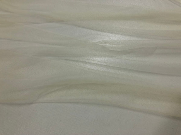 Bridal Super Fine Ivory Silk Tulle