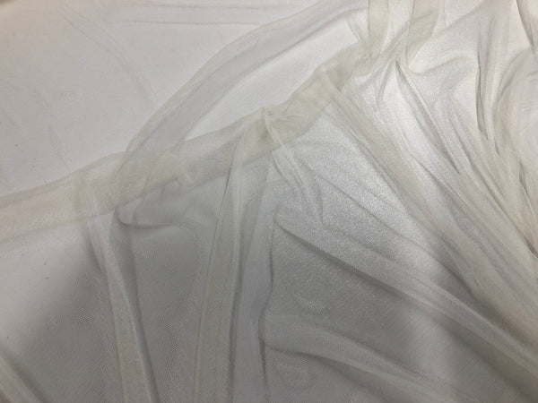 Bridal Super Fine Ivory Silk Tulle