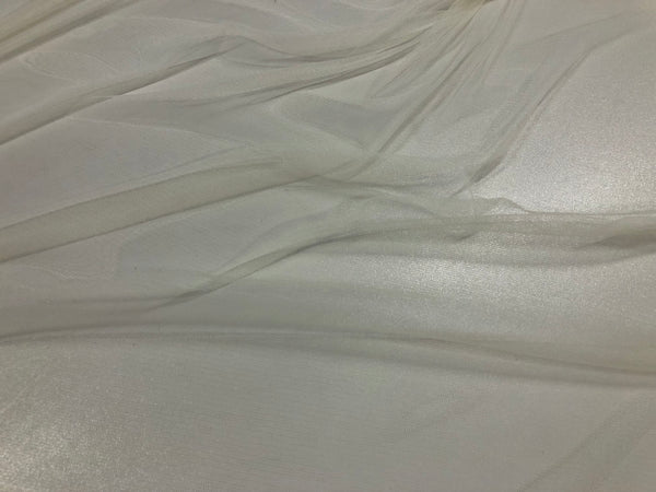 Bridal Super Fine Ivory Silk Tulle