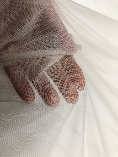 Ivory Silk Tulle