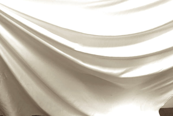 Off White Silk Twill