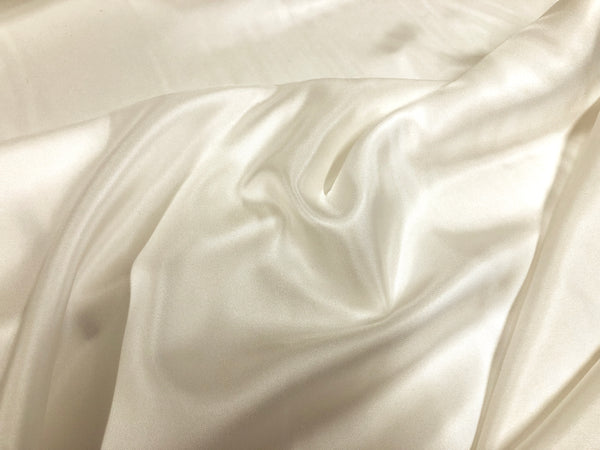 Off White Silk Twill
