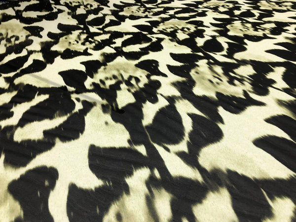 Floral Shadow Print on Citrus Silk Chiffon