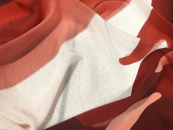 Printed Crepe de Chine Silk