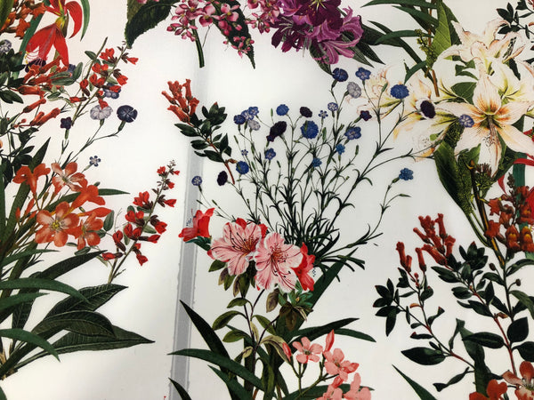 Printed Crepe de Chine Silk