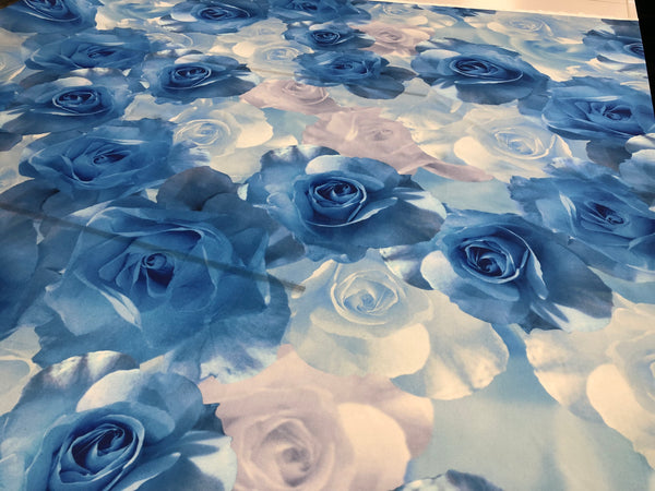 Slubbed  Printed  Silk  Charmeuse