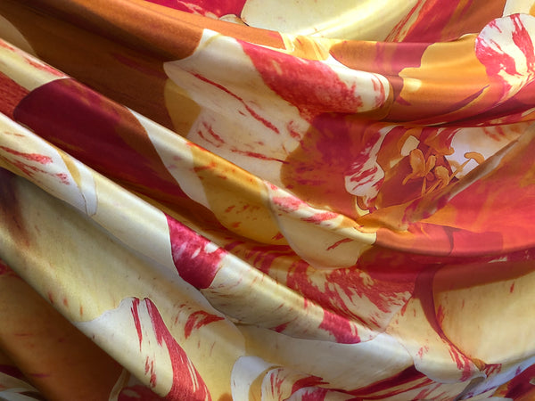 Printed Silk Crepe de Chine