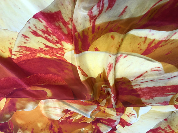 Printed Silk Crepe de Chine