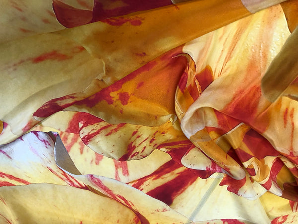 Printed Silk Crepe de Chine