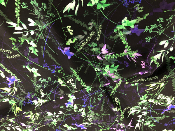 Print on Silk Crepe de Chine