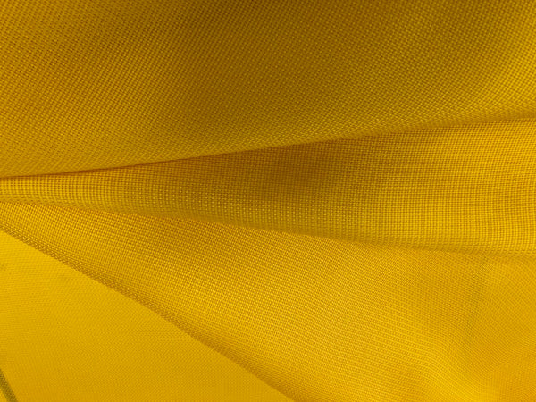 Stiff Yellow, Basket Weave Silk Mesh