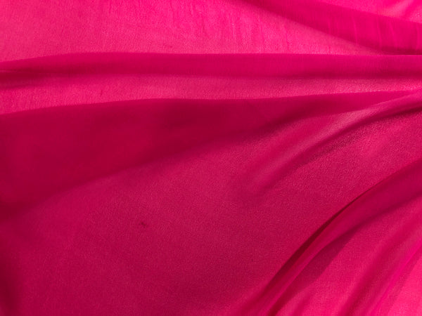 Silk Georgette, Fuchsia