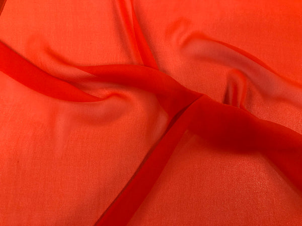 Silk Georgette, Blood Orange
