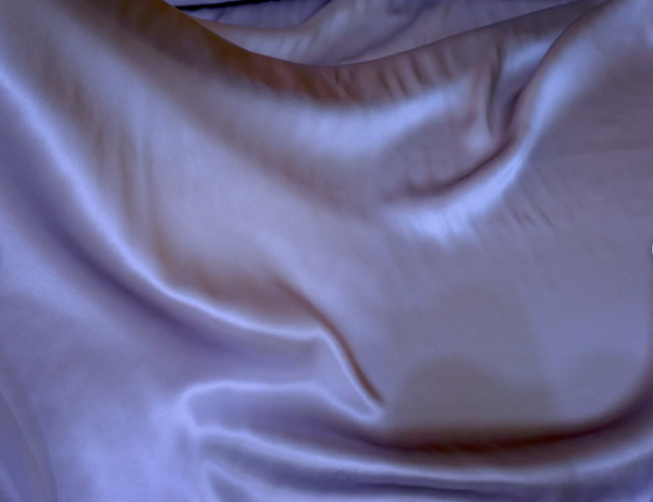 Lavender Purple Silk Satin
