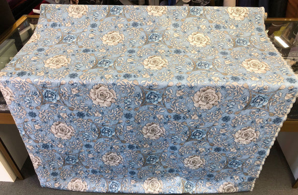 Whimsical Florals Print on Jacquard