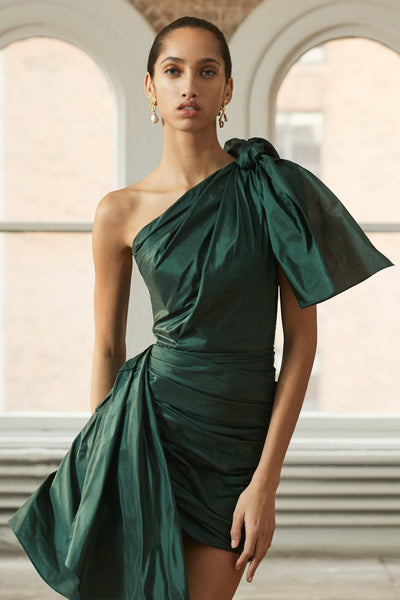 Forrest Green Heavy Silk Taffeta