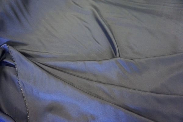 Navy Silk Twill