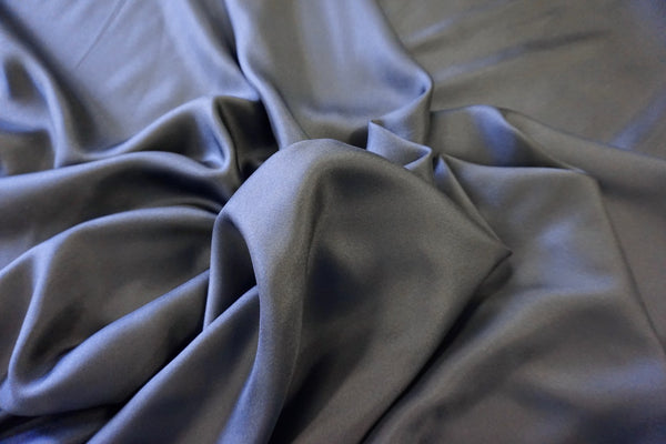 Navy Silk Twill