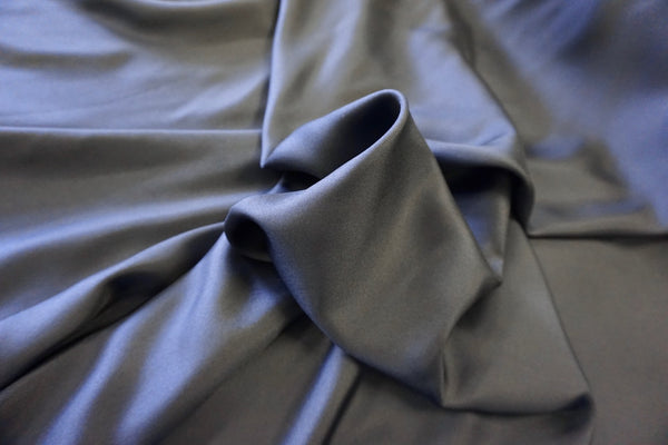 Navy Silk Twill