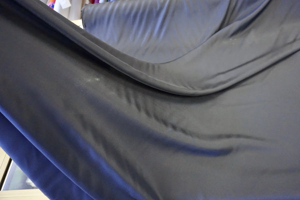 Navy Silk Twill