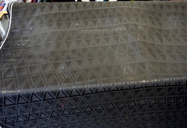 Black Bermuda Silk Jacquard