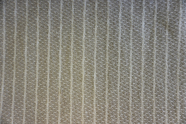 Heavy Striped Linen, Natural Beige