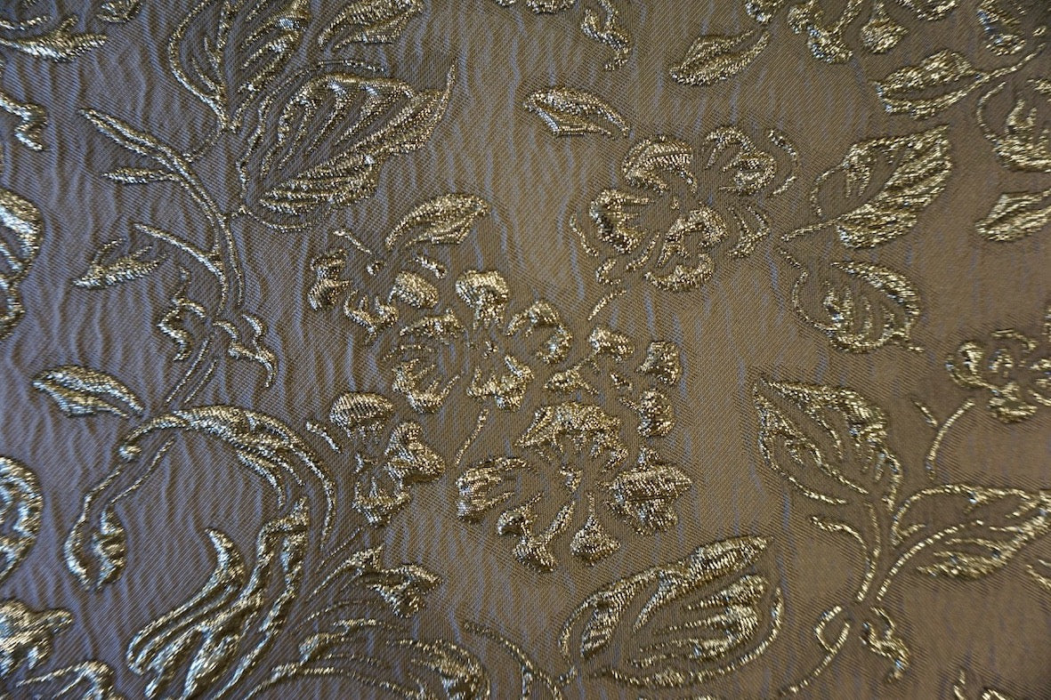 Golden Bronze 029 Silk Jacquard