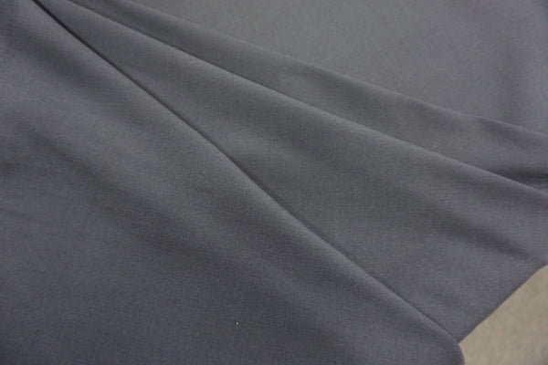 LAST PIECE: 2.7 MT  Fine Silk Blend Suiting, Prussian Navy Grey