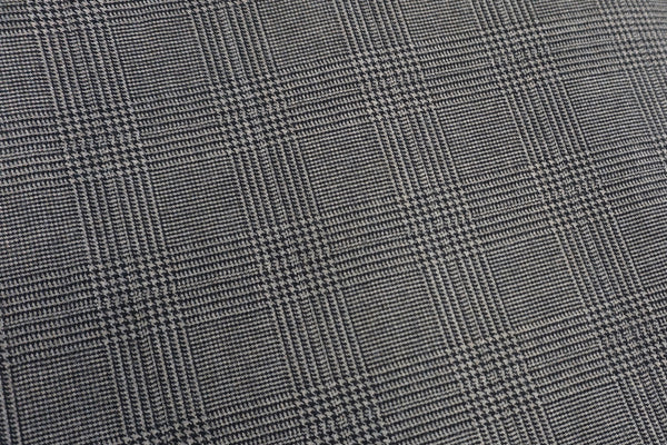 Wool Blend Check, Very Wide