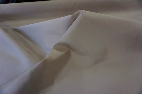 Twill Mikado Pure Silk, Light Taupe