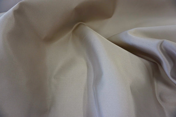 Twill Mikado Pure Silk, Light Taupe