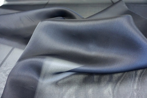 Satin Organza, Navy