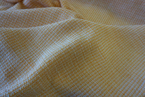 LAST PIECE: 1.55 MT  Orange Sorbet Cotton Blend Tweed