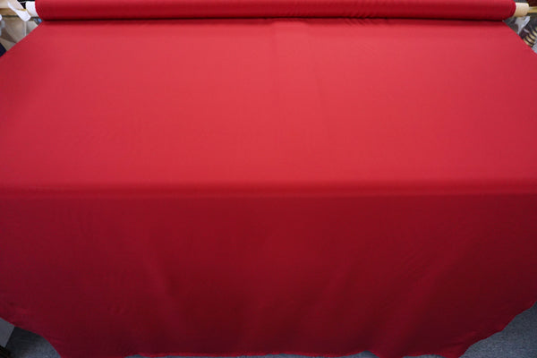 LAST PIECE: 1.45 MT  Crepe de Chine, Roberto Cavalli Collection, Deep Red