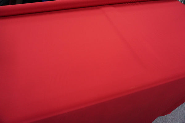 LAST PIECE: 1.45 MT  Crepe de Chine, Roberto Cavalli Collection, Deep Red