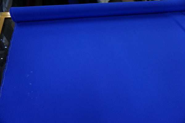 Crepe de Chine, Roberto Cavalli Collection, Royal Blue