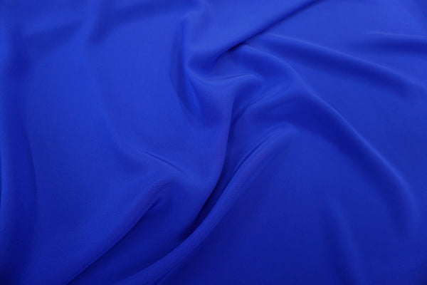 Crepe de Chine, Roberto Cavalli Collection, Royal Blue