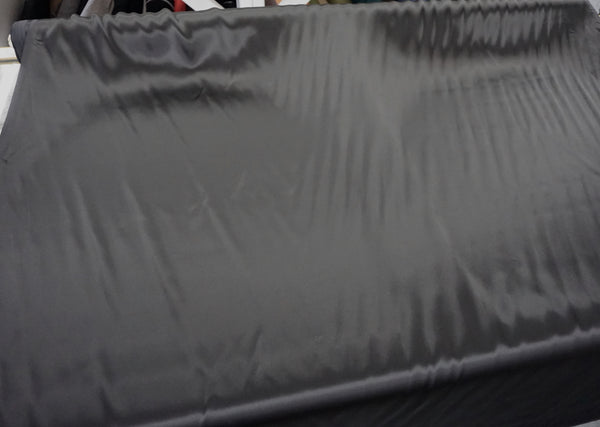 True Black, Heavy Silk Satin