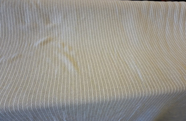 Heavy Striped Linen, Natural Beige