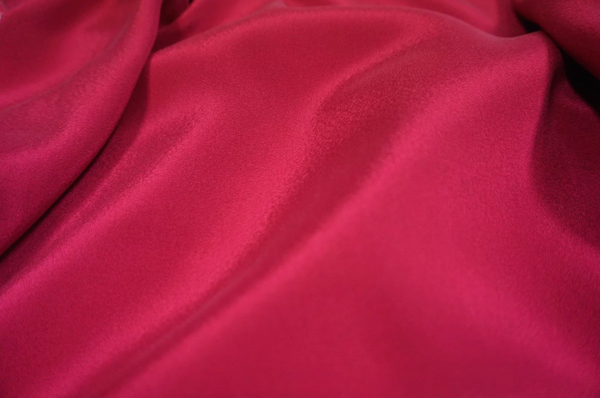 Stretch Silk Faille, Magenta