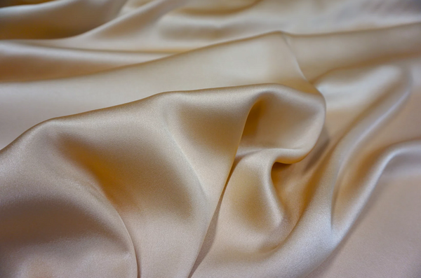 Heavy Double Side Silk Satin, Light Apricot