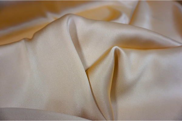 Heavy Double Side Silk Satin, Light Apricot