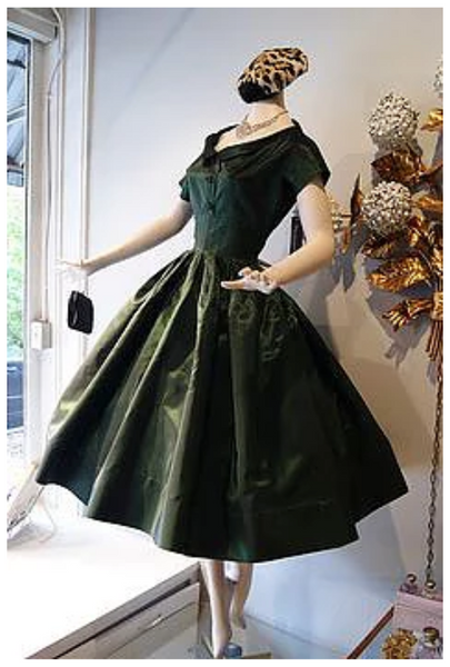 Forrest Green Heavy Silk Taffeta