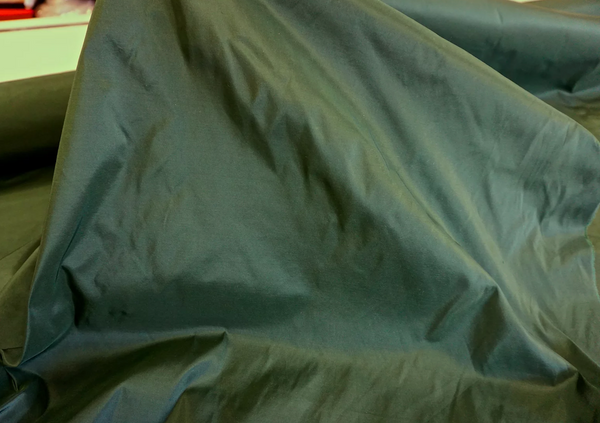 Forrest Green Heavy Silk Taffeta