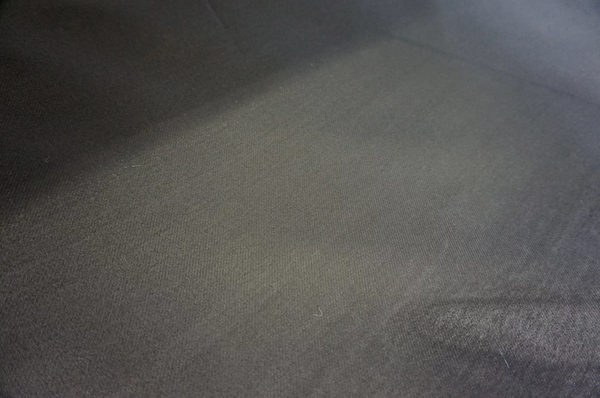 Black Twill Satin Organza