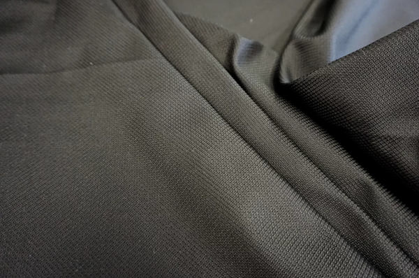 Italian Soft Silk Pique, Black